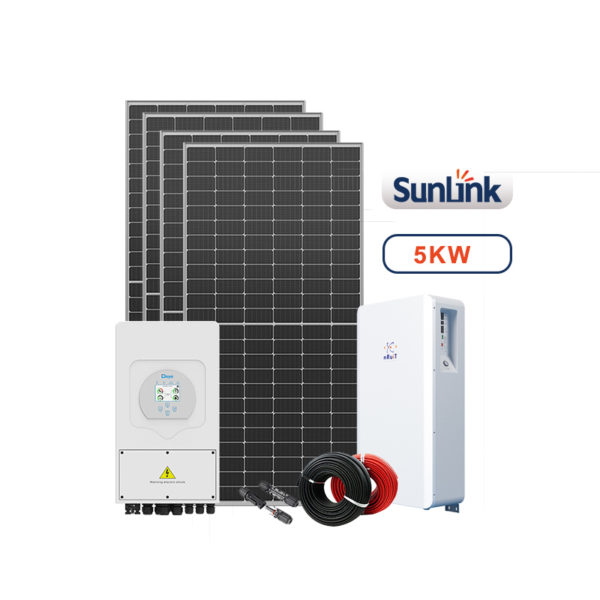 Hybrid Solar System 5KW Hybrid Solar Panel System For Home