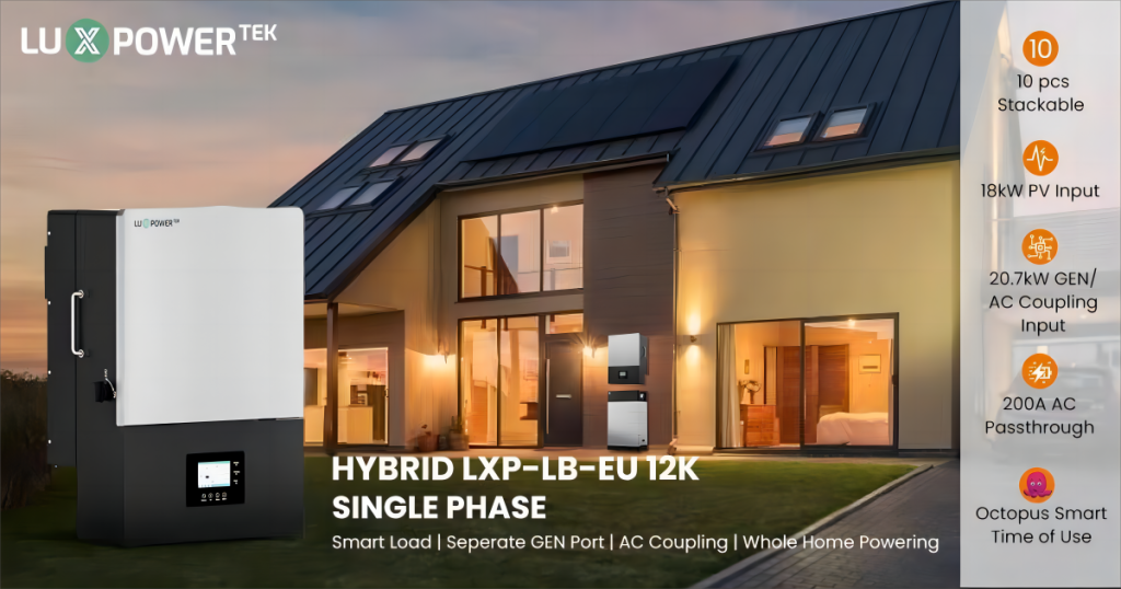 Luxpower Lxp Lb Eu 12k 3 Mppt Hybrid Inverter 12kw Single Phase Solar Inverter Sunlink China 8722